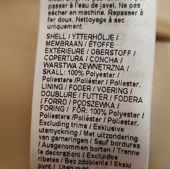 BNWT! River island Cream Coat in M - Picture 6 of 8